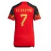 Billige Belgia Kevin De Bruyne #7 Hjemmetrøye Dame VM 2022 Kortermet
